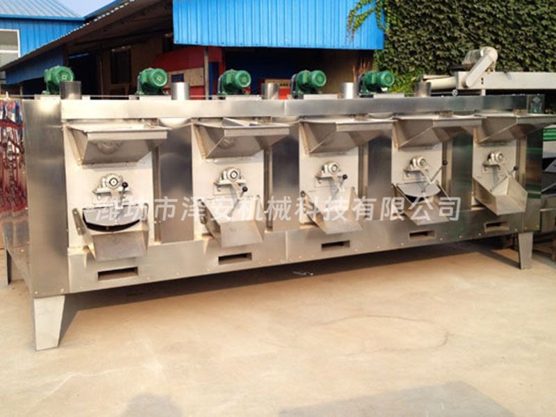 芝麻、花生五筒旋轉(zhuǎn)烤爐2